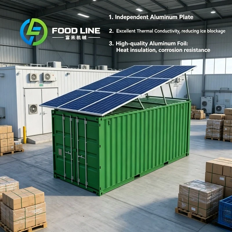 Family 40ft Farm Solar Container Cold Room Compact Solar Unit Delivers Low-Cost Cooling For Small Batch Homegrown Fruit Storage
