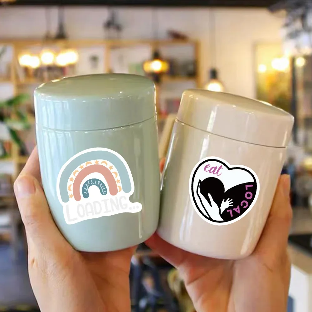 50pcs 모유 수유 및 임신 스티커 만화 낙서 DIY 문 냉장고 전화 케이스 수하물 방수 데칼 어린이 선물