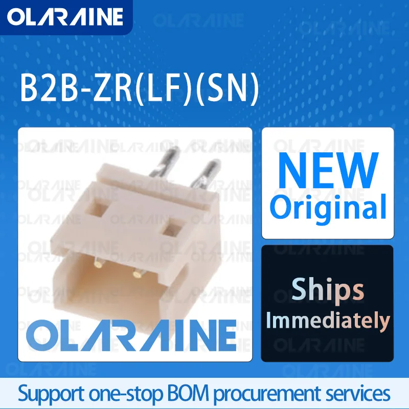 

50/200/500Pcs B2B-ZR(LF)(SN) 100% brand new and original IC chip Connector headers and wire housings 2 Position