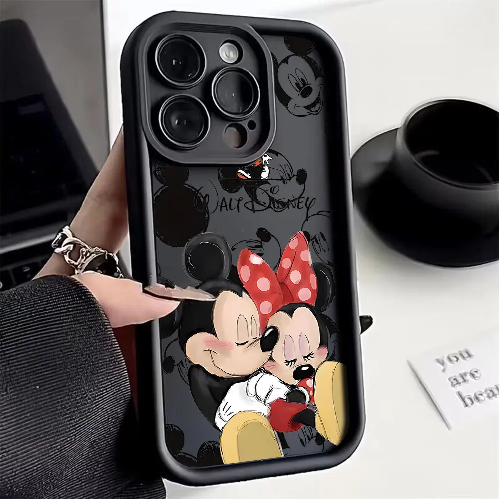 Original Cute Mickey Minnie Phone Case For vivo Y28 Y03 Y17s Y19s Y100 Y78 Y36 Y27 Y16 Y77 Y75 Y35 Y22s Y02 Y72 Y76 4G 5G Cover