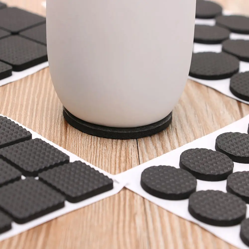 1/2/12/30Pcs Scratch Rubber Floor Pads Chair Leg Protector Feet Pads Anti Slip Self Adhesive Furniture