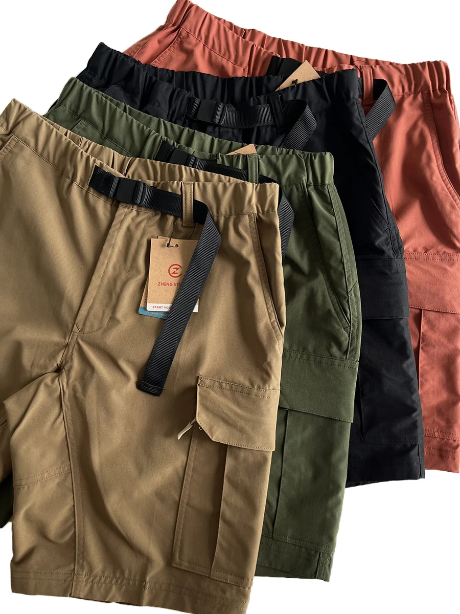 

Мужские модные спортивные шорты Cool Haome Workwear: свободный крой, водонепроницаемые, для активного отдыха, синие