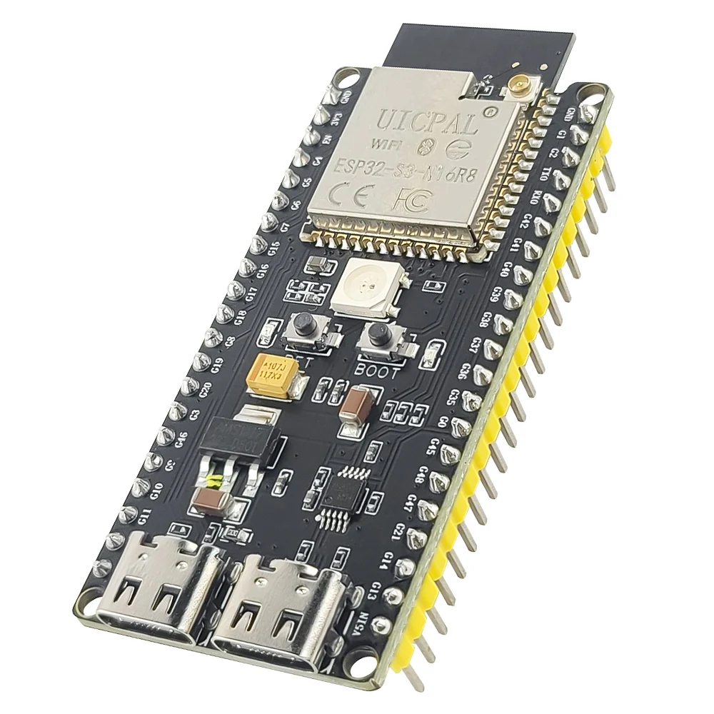 Комплект макетной платы ESP32-S3-DevKitC-1 с 2,8-дюймовым TFT ЖК-дисплеем BT 2,4G Wi-Fi модулем 8 МБ PSRAM 16 МБ FLASH N16R8 42-контактный CH340C TypeC