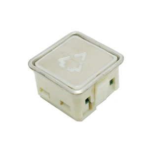 

standard size stainless steel elevator Square Button