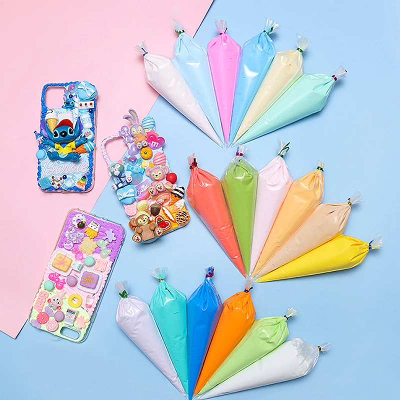 Imitation Cream Glue 100g Charms Handmade Whipped Phone Case Decoden Shaker  Resin Mold Diy Simulation Fake Whipped Cream Clay - AliExpress 36