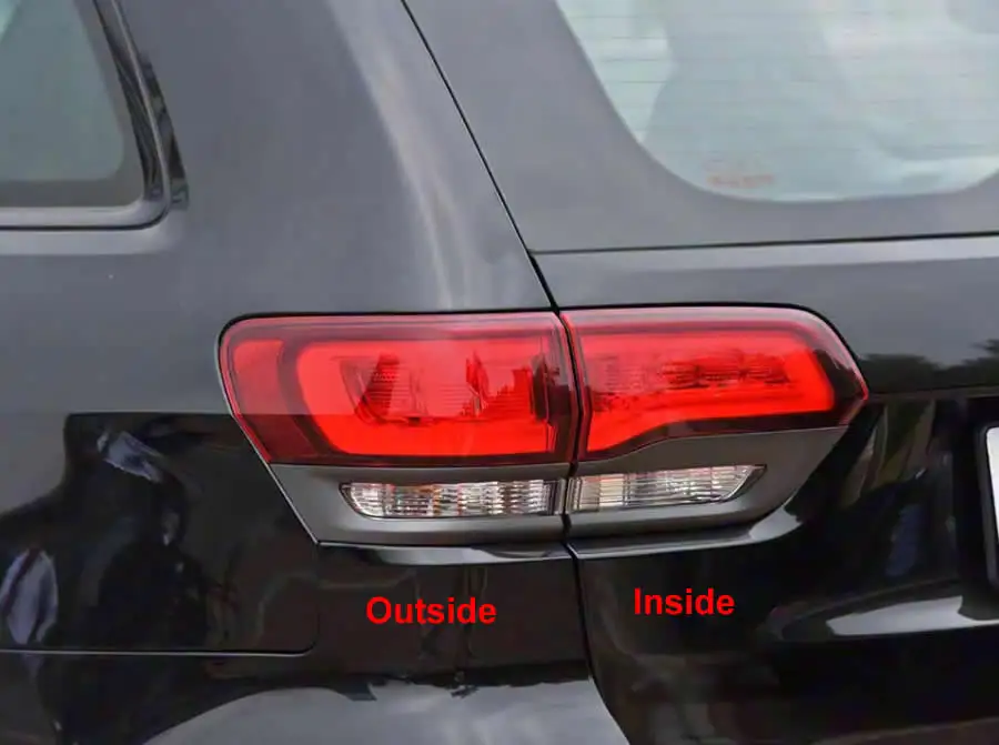 For Jeep Grand Cherokee 2014-2018 Replacement Tail Lamp Cover Taillight Shell Rear Brake Lights Mask Plexiglass
