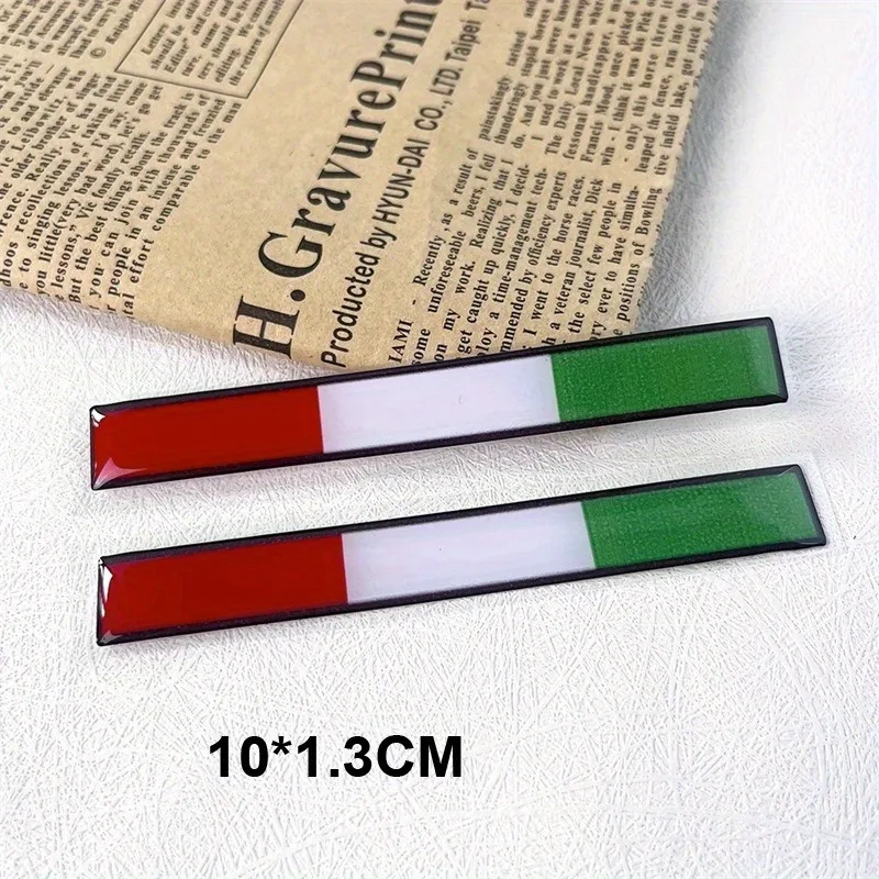 3D Metal Car Sticker Italy Flag Emblem Badge Decals for TOYOTA HYUNDAI Ford  KIA VW BMW AUDI Car Decal Stickers