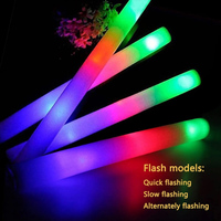 10/30/50pcs Led Glow Sticks Colorful Rgb Glow Foam Stick Cheer Tube Dark Light For Xmas Birthday Wedding Party Supplies