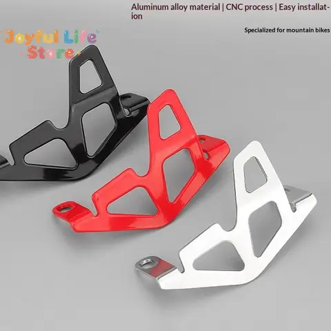 Hot CNC Aluminum Alloy Mountain Bike Rear Caliper Guard Plate Rear Brake Pump Protector Pump Protective Cover Easy Install