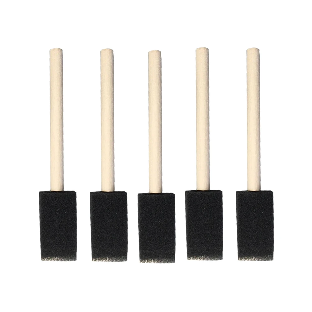 

Sponge Paint Kids Art Tools Foam Brushes Set for Craft Lessons DIY Projects Absorbent Foam Kids Sponge Paint Brush Beveled End
