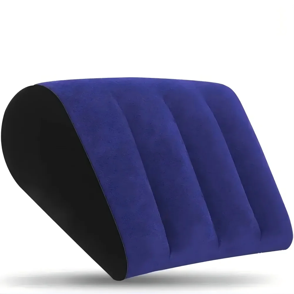 nflatable Wedge Pillow Love Positions Support Cushione Foldable PVC Flocking Sofa Pillow Adult Games Toy For Couples Female