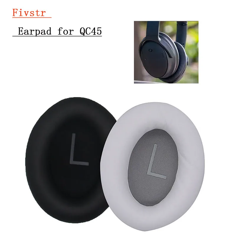 Soft Leather Ear Pads For Bose QuietComfort45 QC45 Headphone Earpads Protein Memory Foam Sponge Earphone Sleeve Cup Accessories