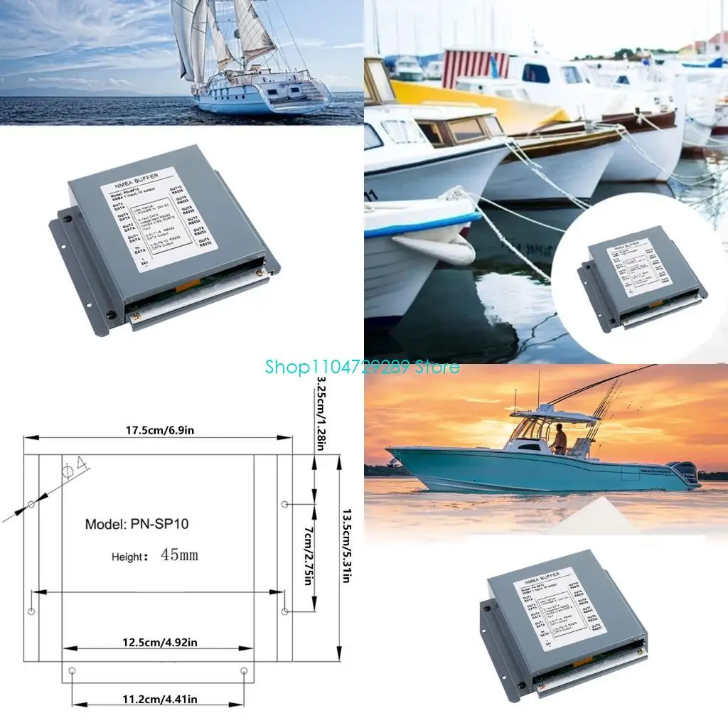 D8KE 10 Output NMEA 0183 Isolated Buffer Simple Installs for Boat Navigation Systems