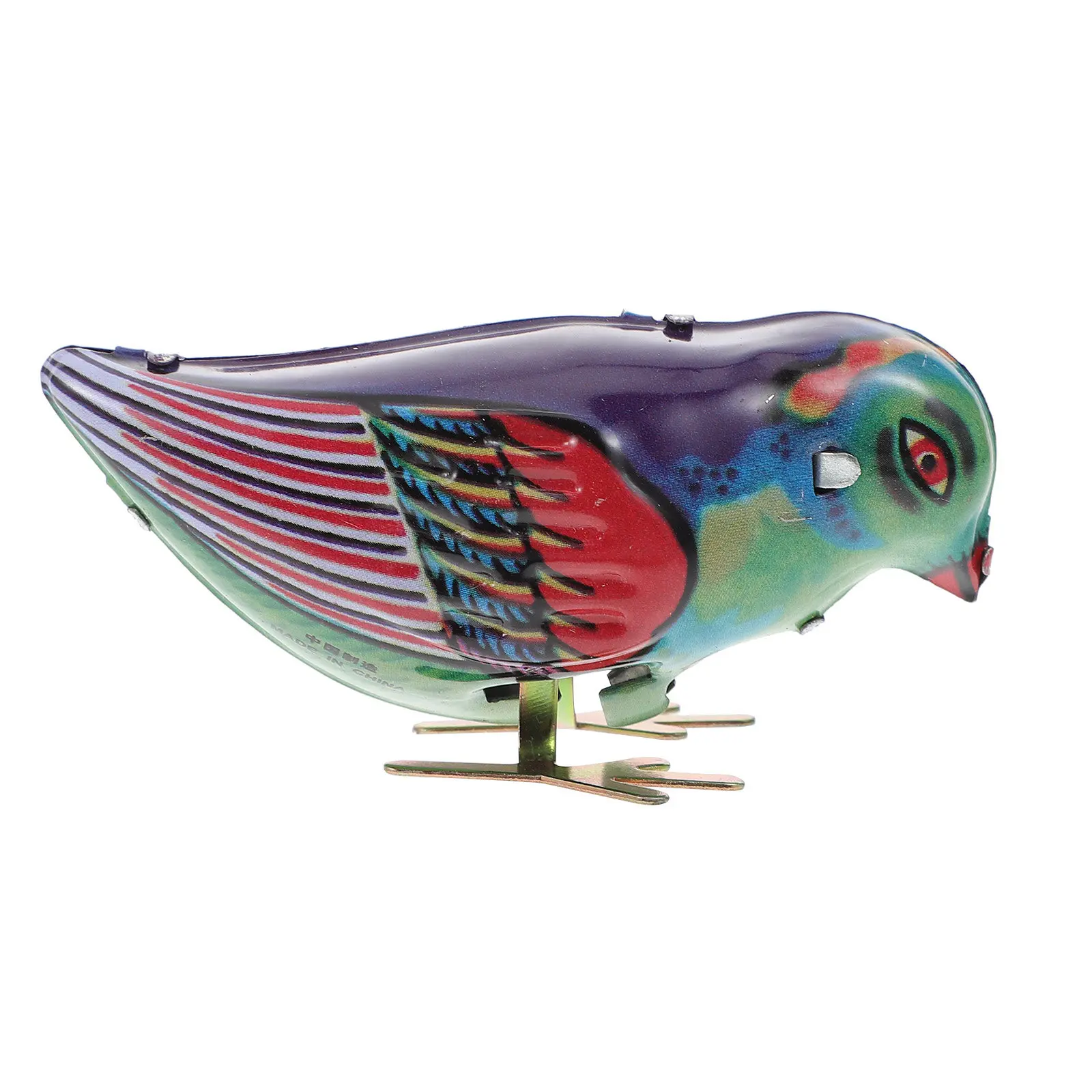 Kreatywna, nakręcana zegarowa zabawka z blaszki w kształcie sroki, mechanizm nakręcany, dla dzieci, wielokrotnego użytku, w stylu vintage, długotrwała, kolekcjonerska.