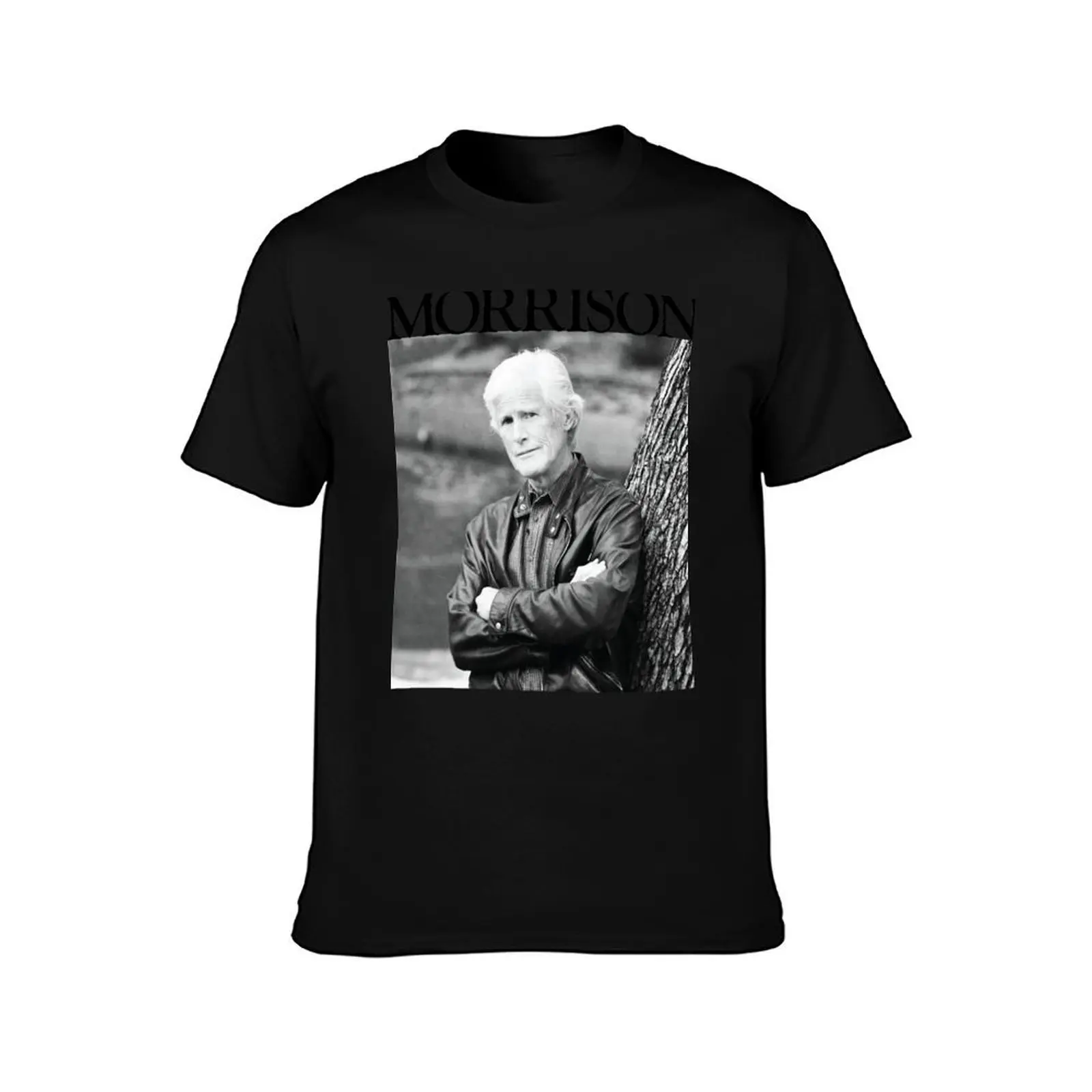 Morrison - Black Type T-Shirt, Summer Casual Cotton Tee, Oversized Streetwear Tops, Vintage Graphic Print, Unisex Men Women