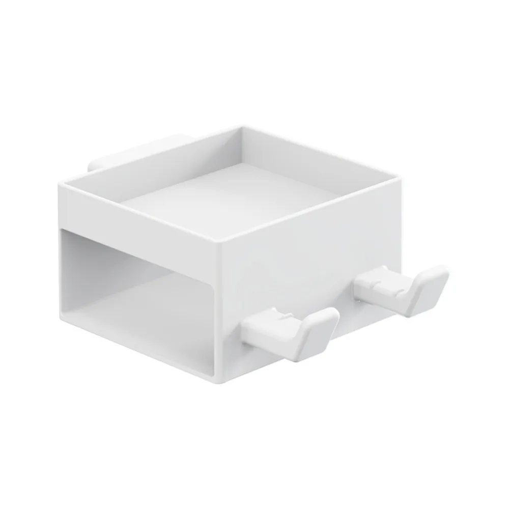 No Drilling Required Shaver Storage Rack Multi-Functional Reusable 3-in-1 Shaver Hook Damage-Free Easy to Installation