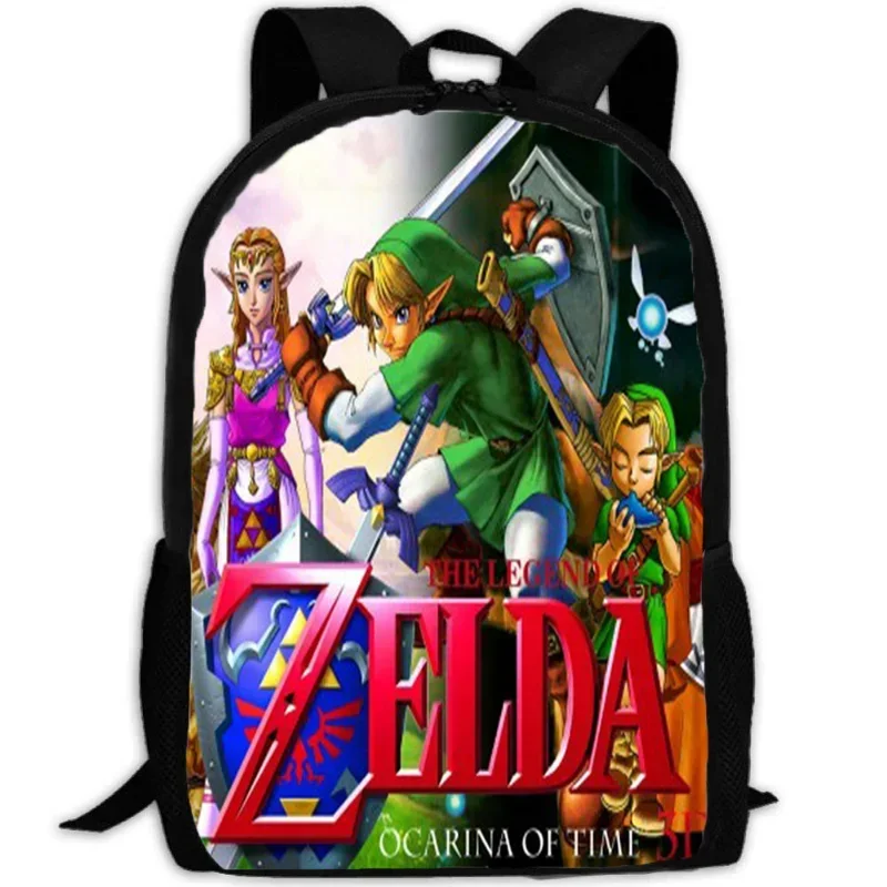 La leggenda di Zeldaes Breath of The Wild zaino per bambini Kawaii Leisure Kindergarten Student Schoolbag Book Bag regalo per bambini