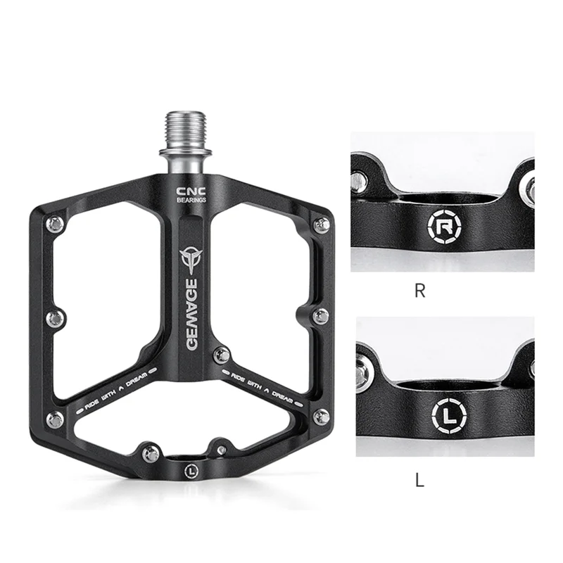 دواسات الدراجة من GEWAGE دواسات الدراجات الجبلية بدواسة الطريق للدراجات بدواسة خفيفة الوزن بدواسة Bmx بدواسات Red-X59A #5