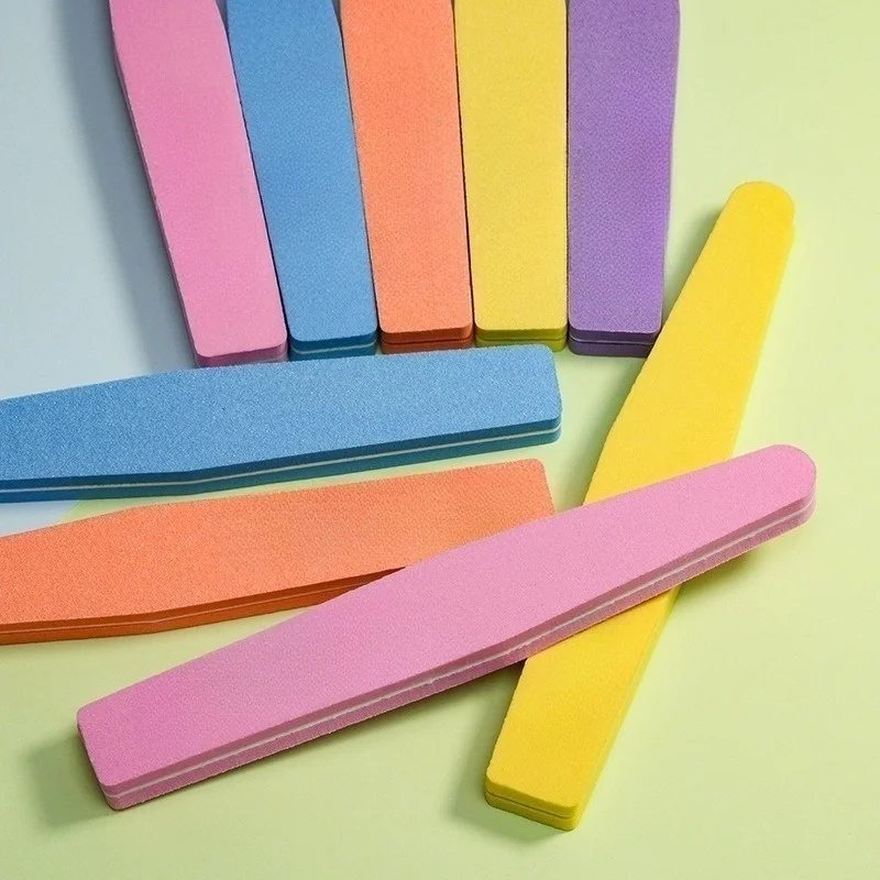 Lima in spugna per nail art Rettifica su due lati Sfregamento delle unghie Spugna a rombo Striscia per sfregamento Striscia per sfregamento per lucidatura modificata per nail art