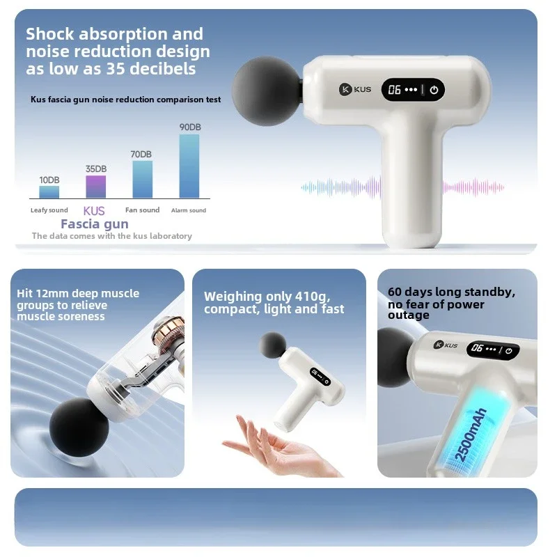 Mini Massage Gun Girls Muscle Relaxation Massager Male and Female Multifunctional Silent full body Pain Relief Recovery