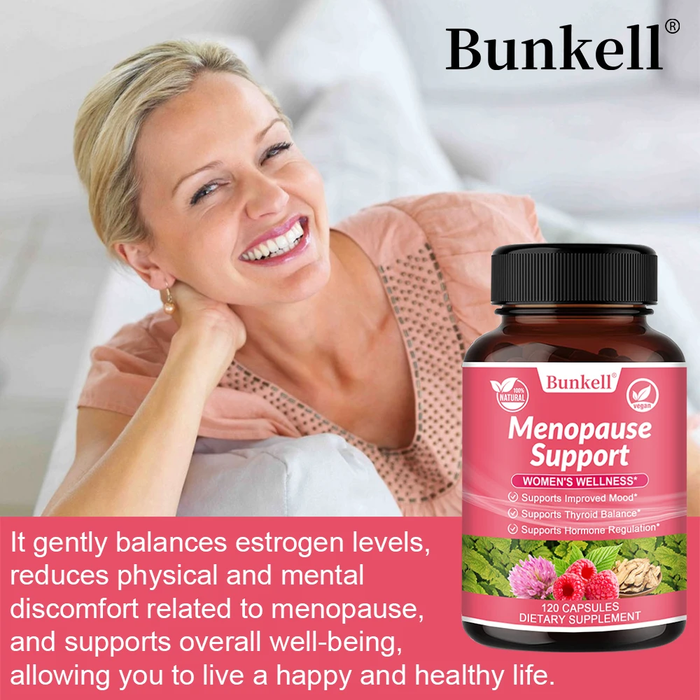 Women's Menopause Health Capsules - Helps Improve Mood, Maintain Physical and Mental Health, and Help Relieve Night Sweats