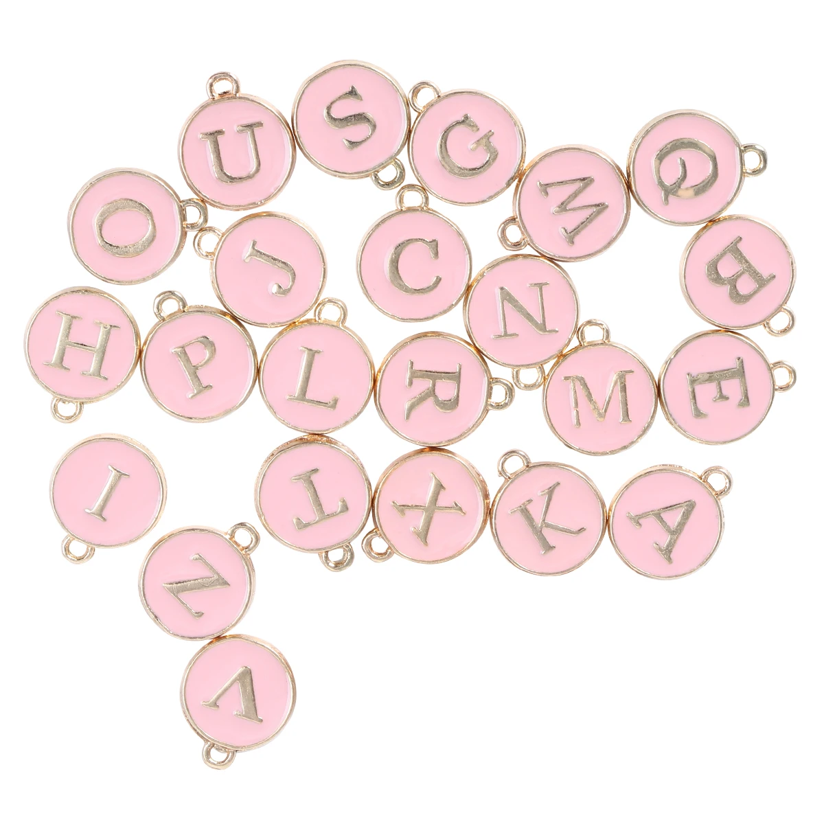 

Alphabet Pendants Alloy Metal DIY Charm Necklace Bracelet Earrings Craft Supplies Jewelry Making Accessories Letter Design Long