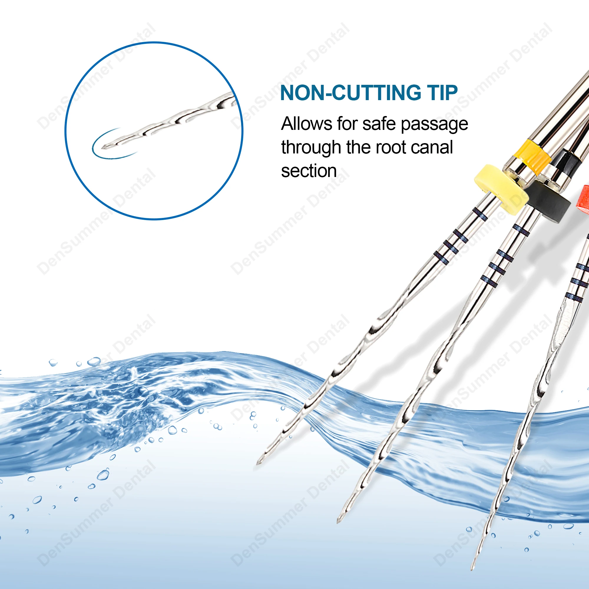 DenSummer G-One Silver Endodontic Files 21/25mm Heat Activation Endo File Reciprocating Flexible Dental Root Canal Rotary File