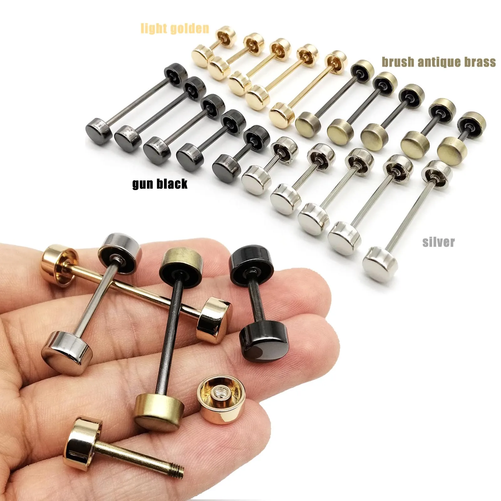 HZYUEGOU Hochwertige Ledertasche Handtasche Geldbörse Riemen Griff Gürtel Rad Hantelverschluss Schnalle Abnehmbar Reparatur Innen 15-40mm – Detail 2
