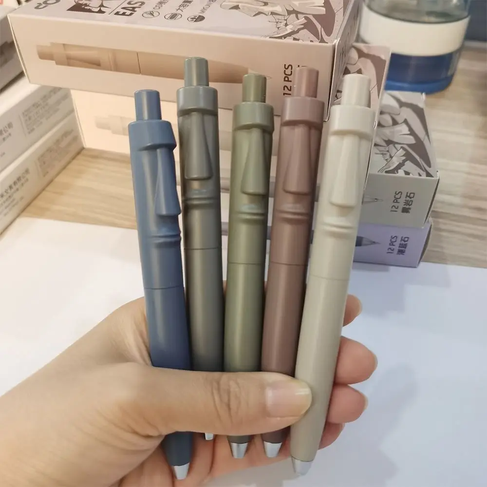 التجفيف السريع CS تلميح جيب القلم قصير صغير 0.5 مللي متر الحبر الأسود قلم حبر جاف التجفيف السريع هلام القلم مكتب المدرسة #5