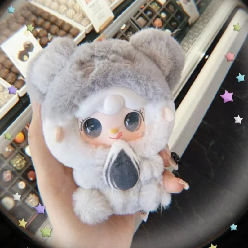 

Yooki V10 Embrace Food Series Blind Box Cute Plush Figure Toy Desktop Decor Pendant Mystery Boxes Kawaii Animal Theme Kids Gift