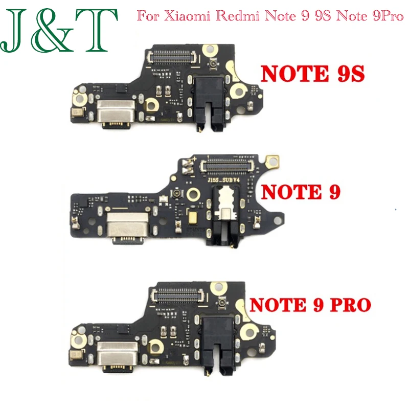 충전 커넥터 보드 플렉스 케이블, IC 포함, 샤오미 레드미 노트 9 9S 노트 9Pro 충전기 모듈, USB 포트 잭 독 플렉스 리본 