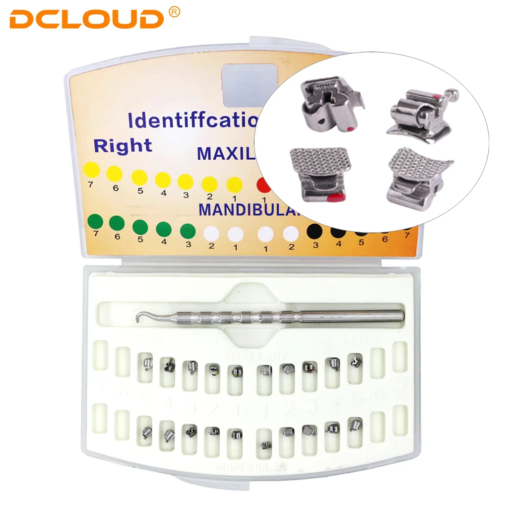 Zahnärztliche selbstligierende Brackets Kieferorthopädische Zahnspangen Passive Active Self Ligating Roth/MBT 022 für Zähne mit Werkzeug Zahnheilkunde Ortho – Detail 5