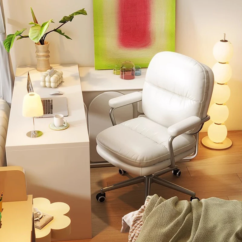 

---Luxury Armrest Office Chair Support Backrest Relaxing Nordic Gaming Chairs Conference Design Sillas De Oficina Furniture Home