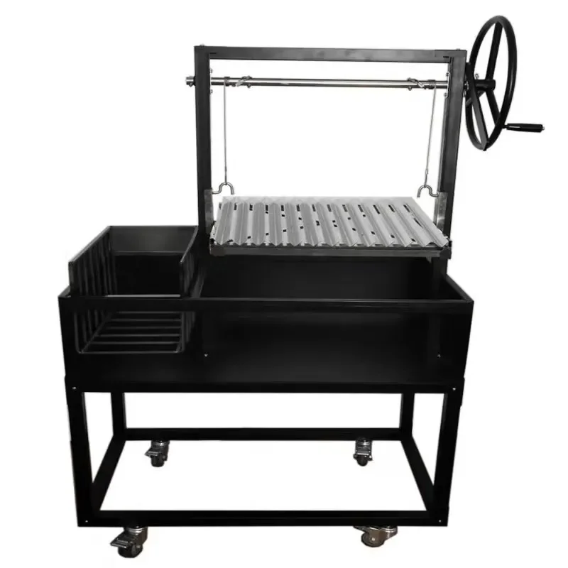 South American Style Argentine Grill For Outdoor black