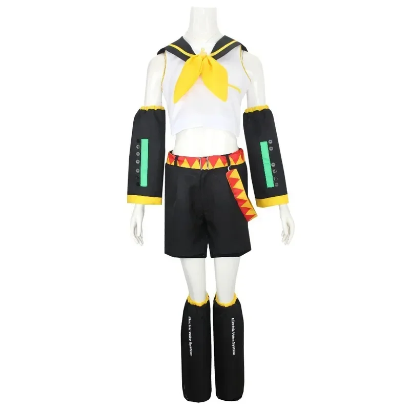 Rin Len Cosplay Costumes Ensembles de perruques, Y-Shorts, Anime Halloween Outfit, Accessoires pour femmes et hommes, SN66, EverthesW & C @