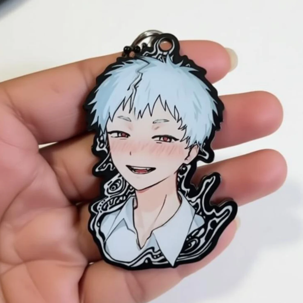 Anime The Summer Hikaru Died Cosplay Schlüsselanhänger Acryl-Anhänger Schlüsselring Cosplay-Zubehör Ornament Requisite