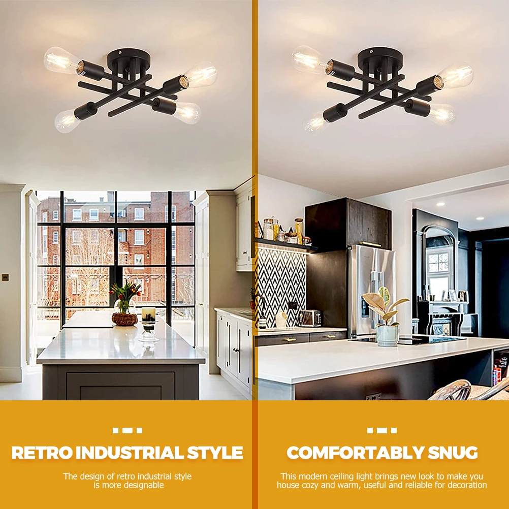 

Ceiling Light Modern Round Design For Living Room Bedroom Kitchen Office Pendant Lamp Fixture Indoor Lighting