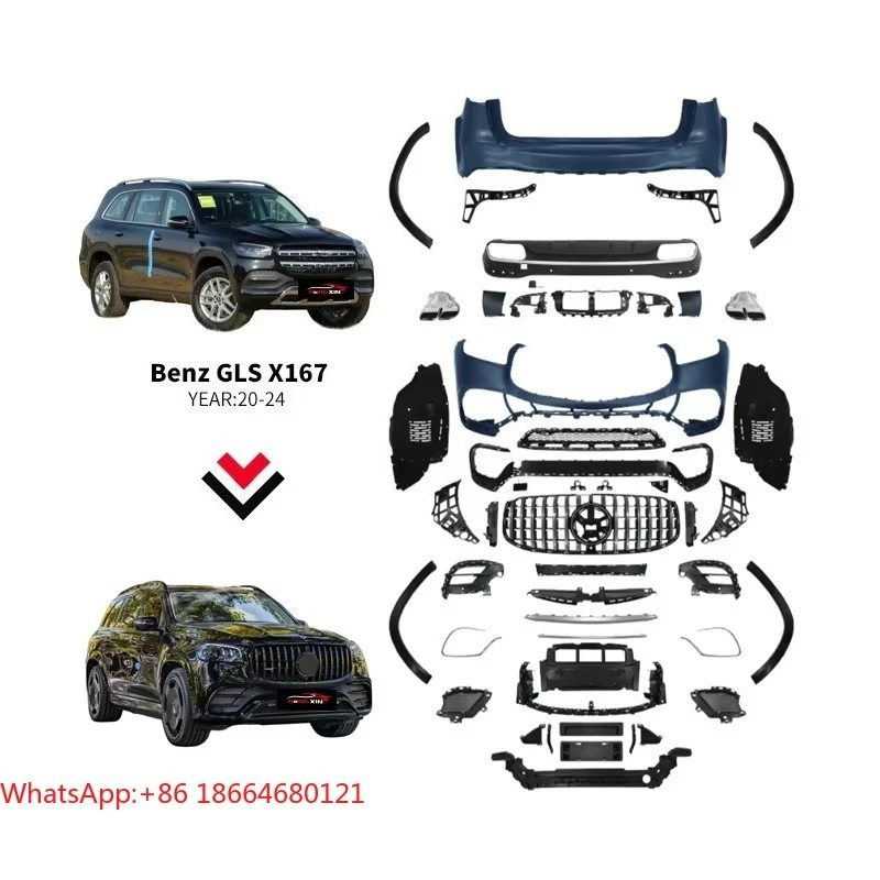 GLS X167 GLS63 Car Bodykit Conversion Upgrade Kits for   Auto Accessories X167 Body Kit 2020-2024