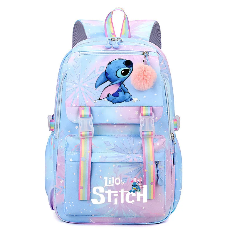 Disney Stitch Backpacks Women Backpack Female Travel Bag Backpacks Schoolbag for Teenage Girls Bookbag Mochila