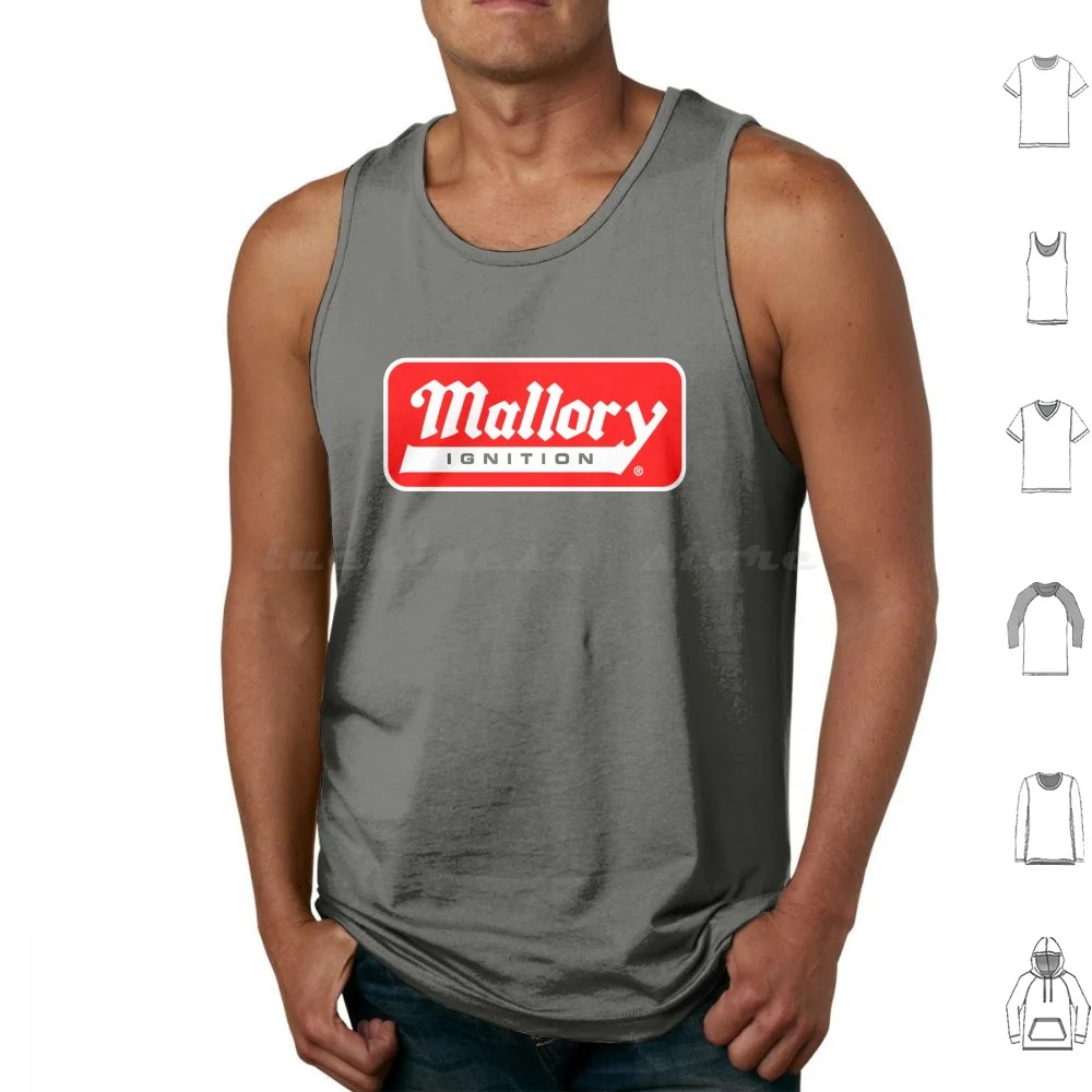 Mallory Ignition Parts Tank Tops Print Cotton Mallory Ignition Parts