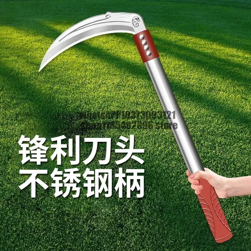 Agricultural sickle lawn mower stainless steel fishing special high manganese steel thickened sharp