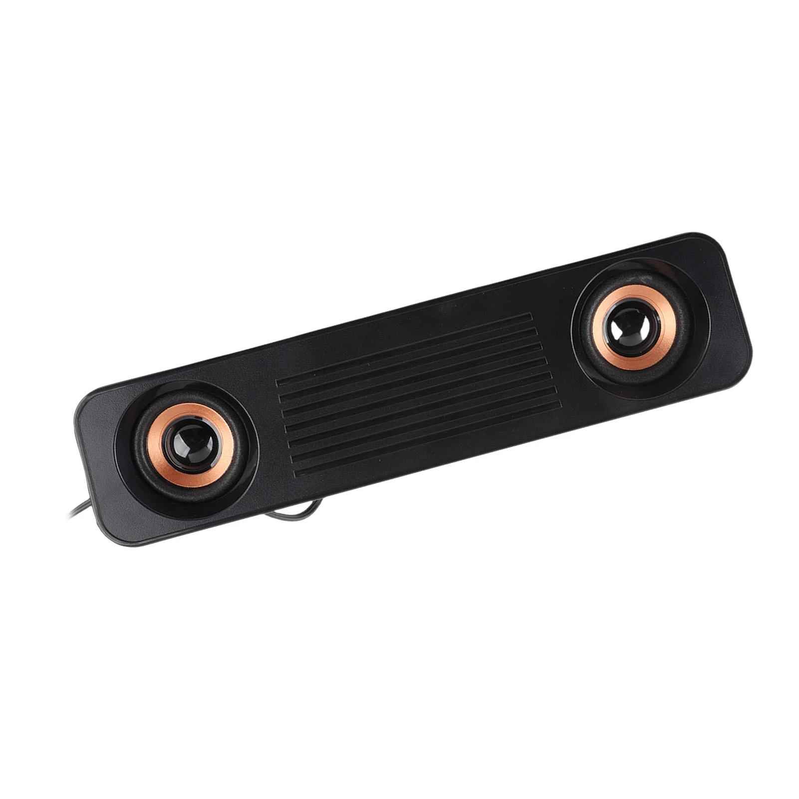 Wired Speaker HiFi Stereo Subwoofer USB Powered 3.5mm Plug Portable Desktop Long Speaker for Computer Wired Desktop Speaker