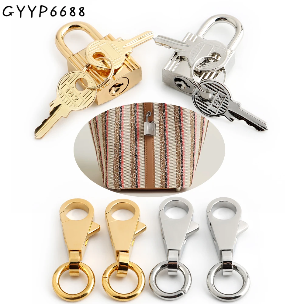 1/3/5PCS Stainless Steel Swivel Snap Hook Lobster Clasps Trigger Buckle Metal Key Lock For Bags Belt Handbag Purse Accessories