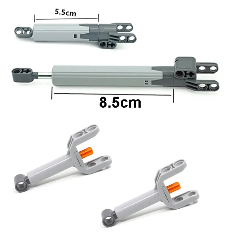 Technical Push Rod Linear Actuator Dynamic Telescopic Rod Screw Lifter 61904 92693 61927 MOC Building Block Parts DIY BrickToys