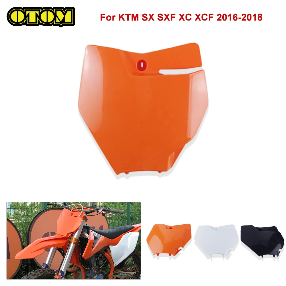 

For KTM 2016-2018 Motorcycle Front Number Plate Cover Registration Fender Protector Guard SX SXF XC XCF 250 350 Accessories