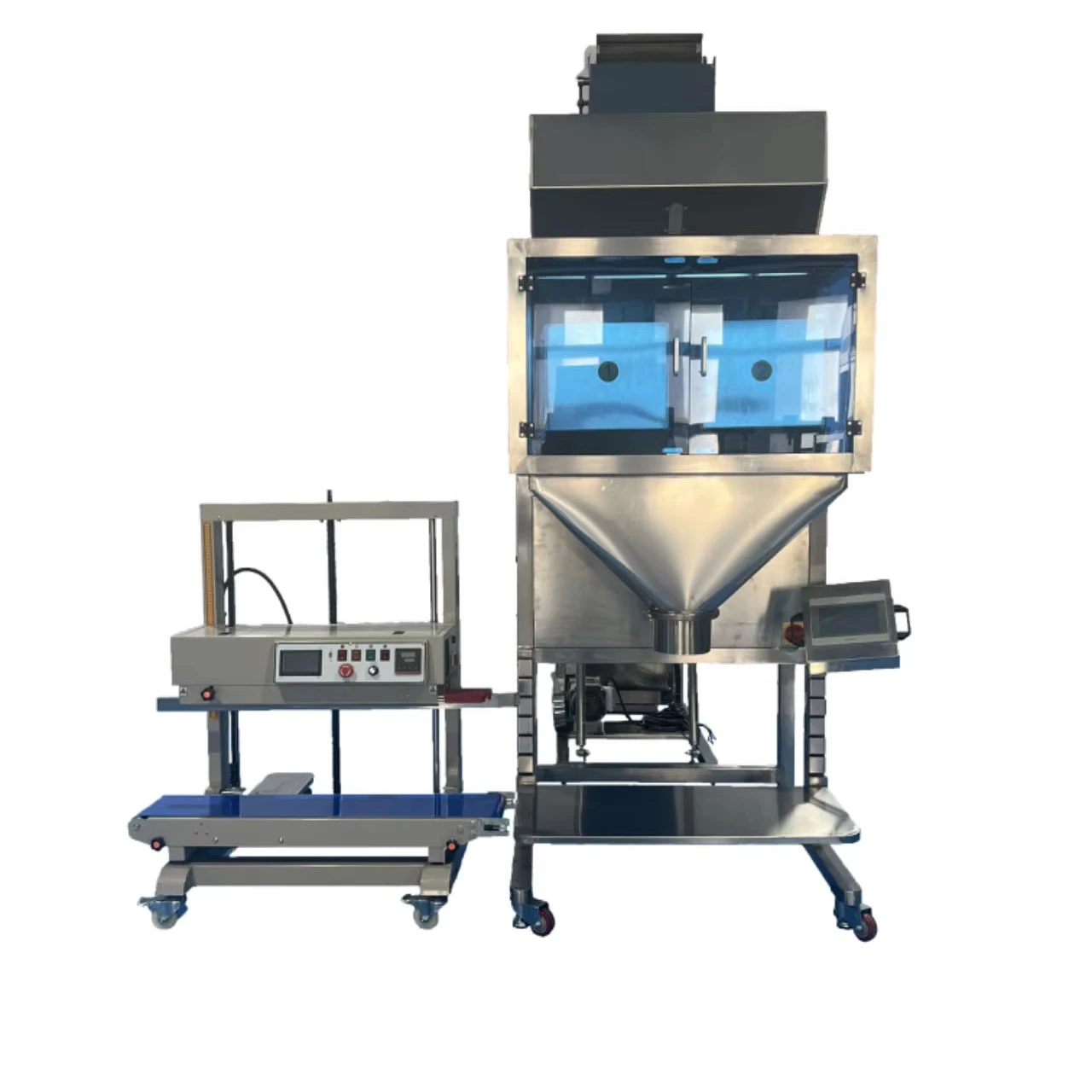 Automatic 5kg 10kg 15kg rice bean wheat grain feed peanuts bagging packing machine with 300-400 bag/hour packaging machine