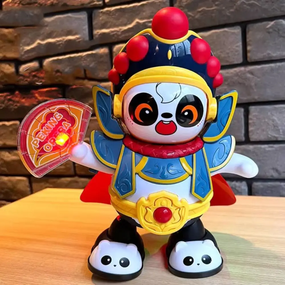 Sichuan Opera Sichuan Face Changing Doll Plastics Traditional Automatic Face Changing Toy Mini Electric Face Changing Panda Doll