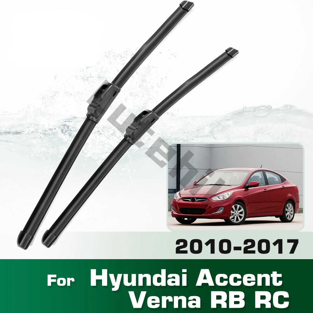 Scheibenwischer LHD Frontwischerblätter für Hyundai Accent Verna RB RC 2010–2017 Windschutzscheibe Windschutzscheibe Fensterbürsten 26"+16"