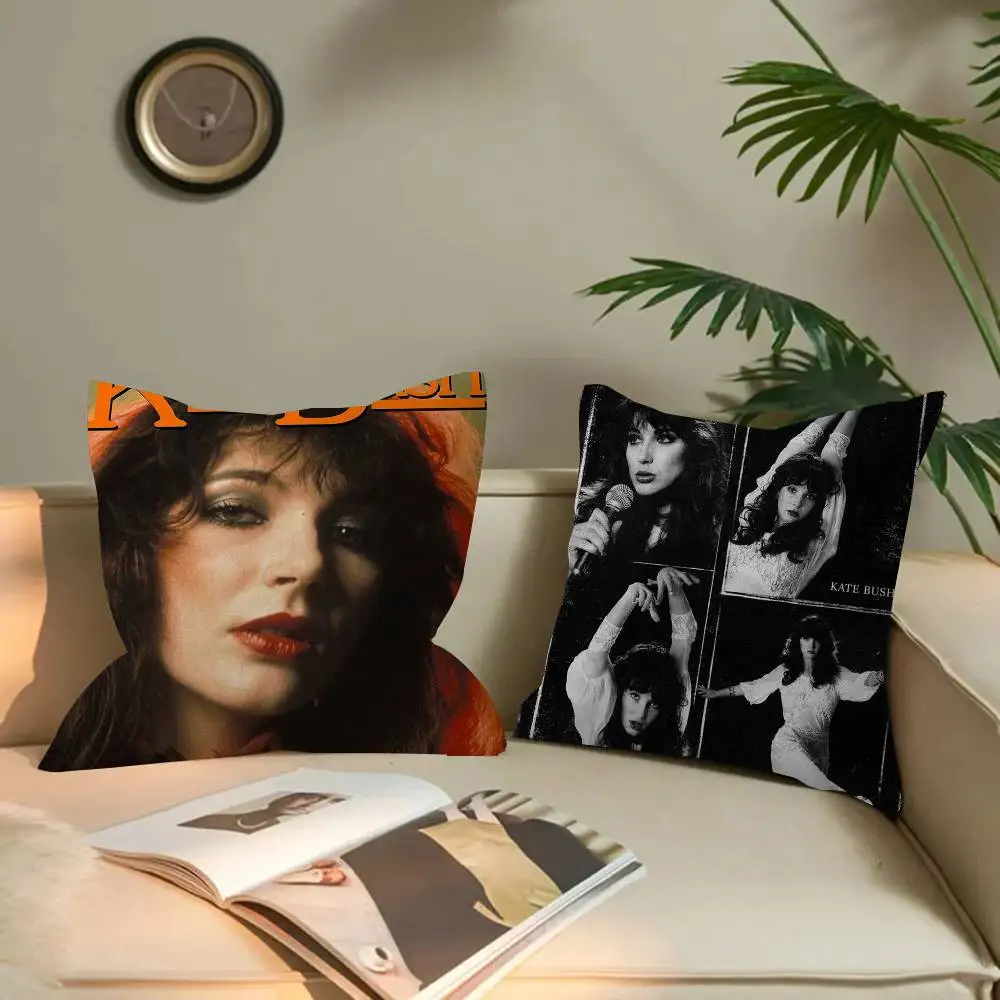 Britain Singer K-Kate Bush Pillow Cushion Cover Pillowcase Living Room Sofa Home Decor Customized