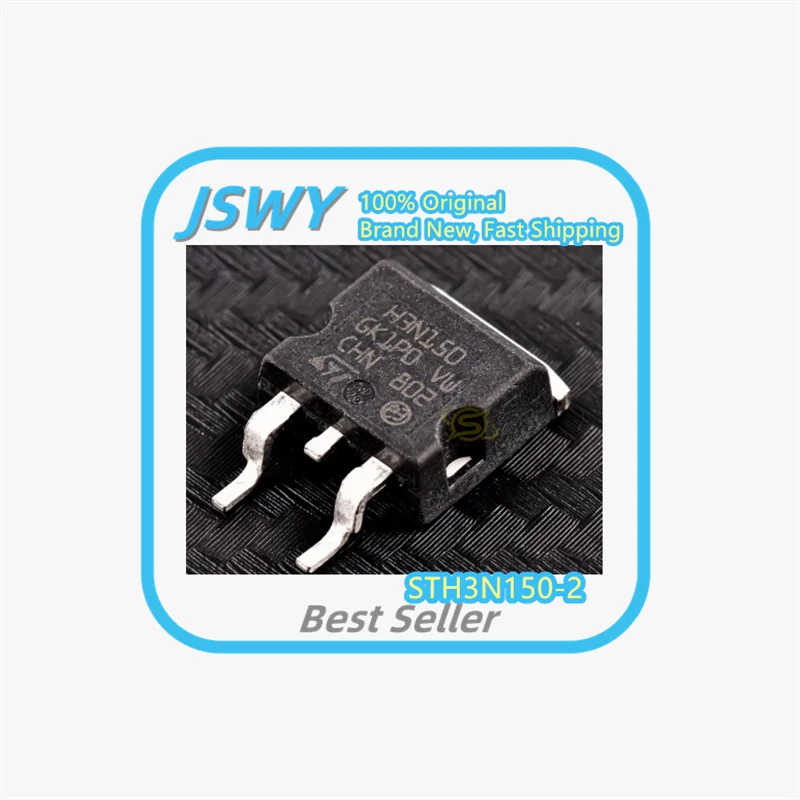 (5/50 pieces) STH3N150-2 H3N150 TO-263 MOSFET N-channel Field Effect Transistor, Original and Genuine Product